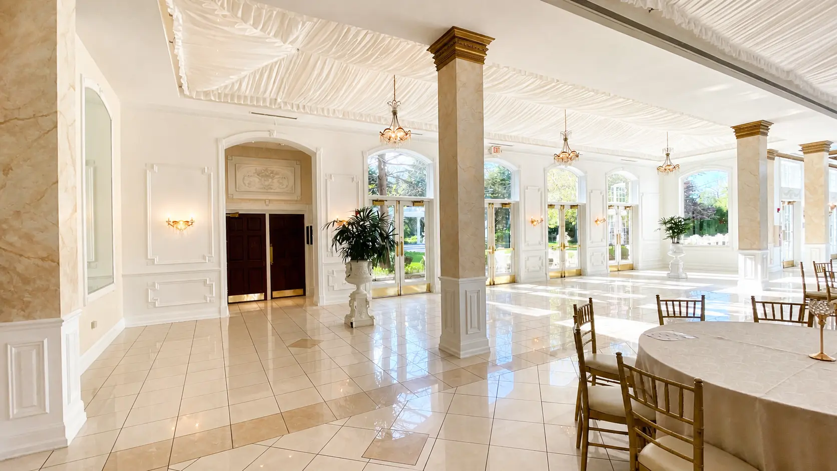 Professional painting project — Elegant Ballroom Interior