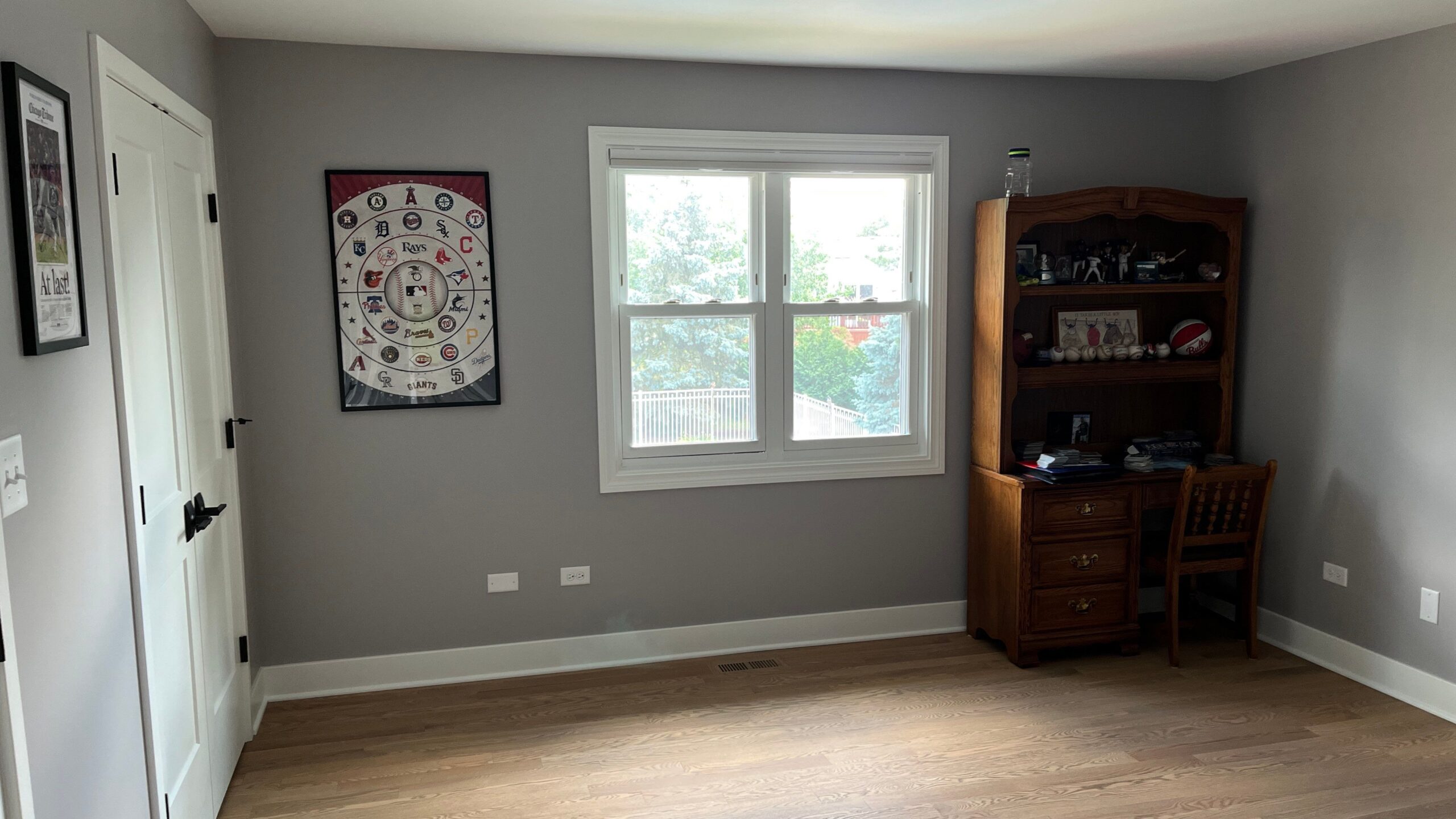 Smooth interior walls ready for a refined painted finish