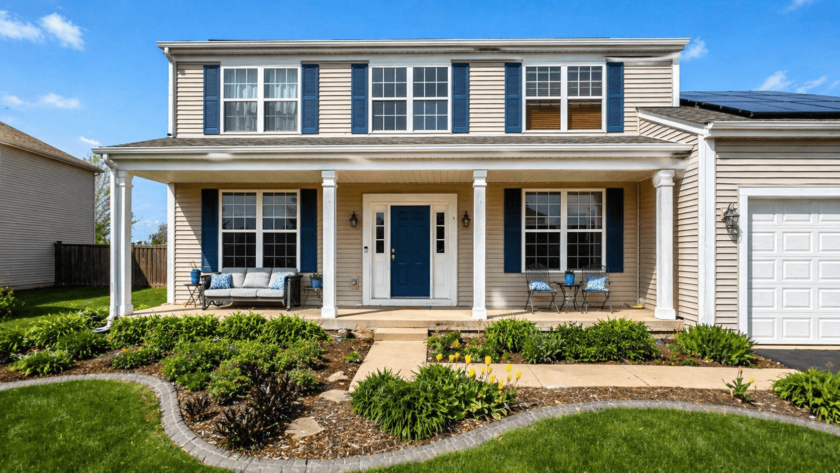 Professional painting project — Suburban Home Exterior