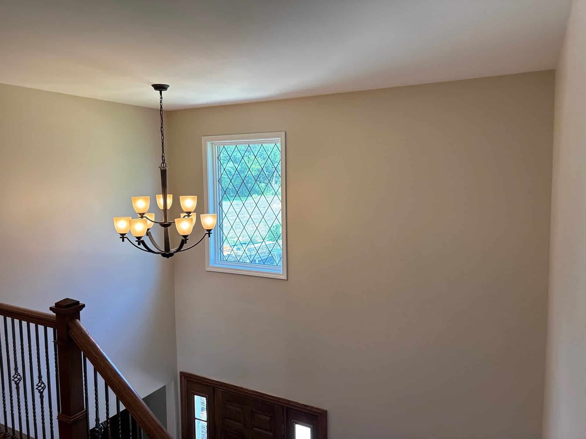 Professional painting project — Two Story Foyer Repaint